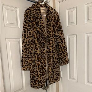 Savanna Jane Brown Leopard Teddy Jacket